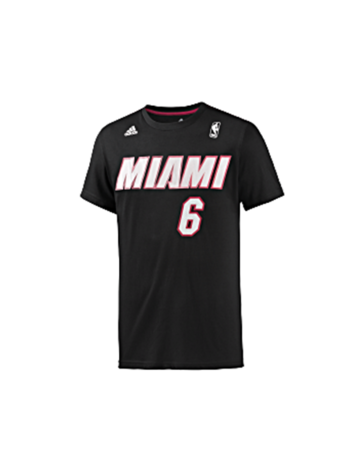 Adidas Camiseta Lebron James Nº 6 GFX Twitter (negro/blanco)