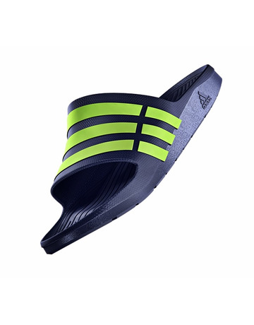 Chanclas Adidas Duramo Slide (azul/verde)