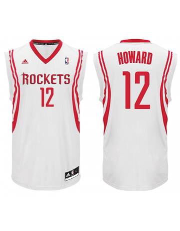 Adidas Camiseta Réplica Dwight Howard Rockets (blanco/rojo)