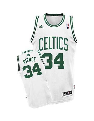 Adidas Camiseta Bordada Pierce Celtics (blanco/verde)