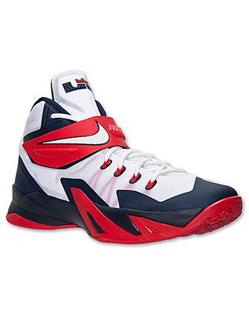 Nike Zoom LeBron Soldier VIII "USA" (114/blanco/navy/rojo)
