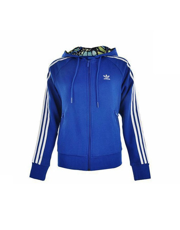 Adidas Originals Girly Full-Zip Hoodie Flock (azul/blanco)