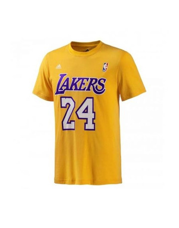 Adidas Camiseta Niño NBA Game Time Bryant Nº 24 (amarillo)