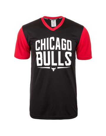 Adidas Camiseta Niño NBA Chicago Bulls Summer Run (negro/rojo/blanco)