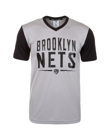 Adidas Camiseta NBA Brooklyn Nets Summer Run (gris/negro/blanco)