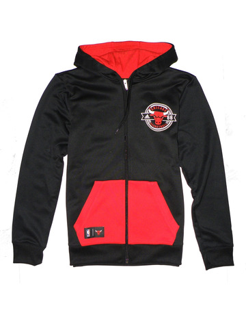 Adidas Sudadera Niño NBA Chicago Bulls Fan Winter FZ (negro/rojo)
