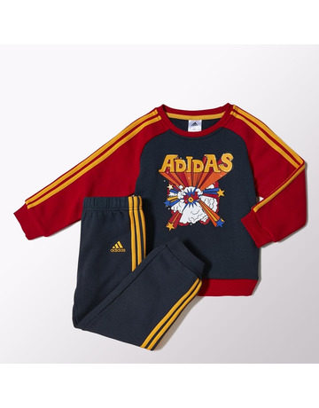 Adidas Chandal Bebé Fun (gris/rojo/amarillo)