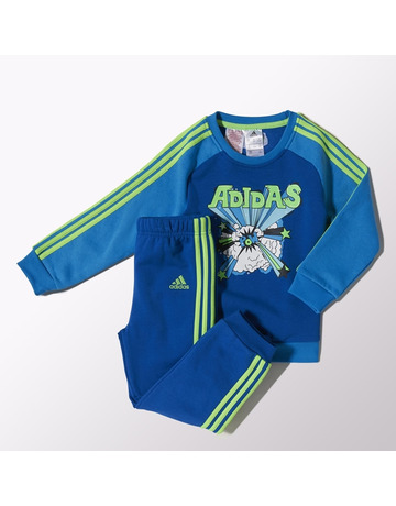 Adidas Chandal Bebé Fun (azul/lima)
