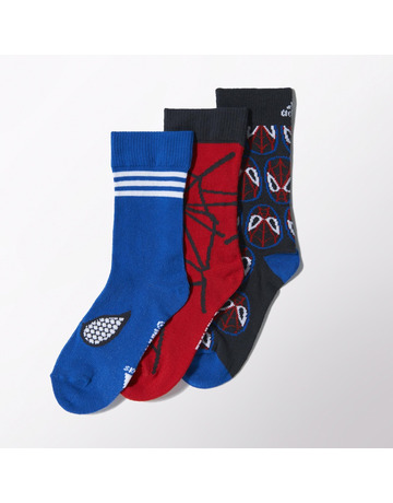 Adidas Calcetines Niño Marvel Spider-Man 3PP (azul/rojo/marino)