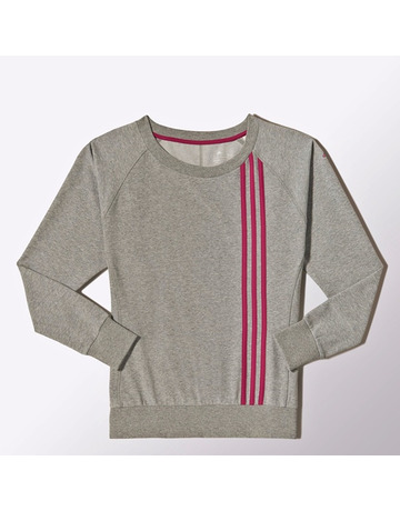 Adidas Sudadera Essentials Athletic (gris/rosa)