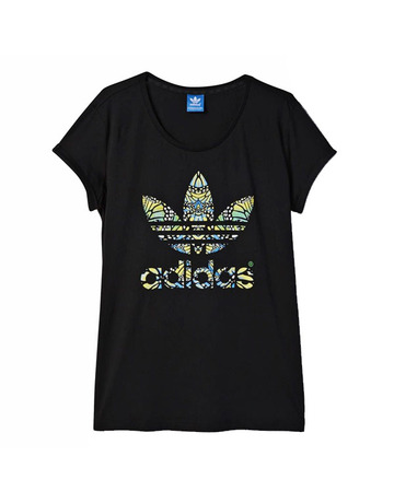 Adidas Originals Camiseta Butterfly Logo (negro/multicolor)