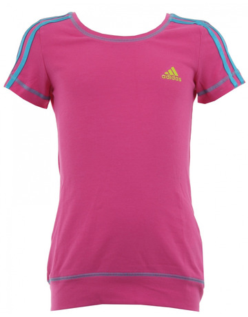 Adidas Camiseta YG Reinvented (rosa/turqueza)