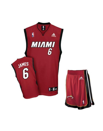 Pack Lebron James Heat Niño (rojo/blanco)