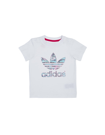 Adidas Originals Camiseta Infantil Trefoil Flower (blanco)