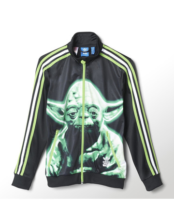 Adidas Originals Chaqueta Niño FB Star Wars Master Yoda (negro/verde)