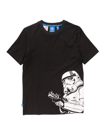 Adidas Originals Camiseta Niño Star Wars Storm Trooper (negro)