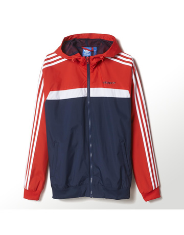 Adidas Originals Chaqueta Marathon 83 Windbreaker (rojo/marino)