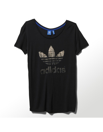 Adidas Originals Camiseta Mujer New York Trefoil (negro)