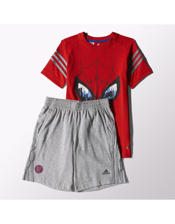 Adidas Marvel Conjunto Niño Spider-Man (rojo/gris/azul)