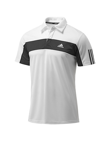 Adidas Polo Hombre Padel Galaxy (blanco/negro)