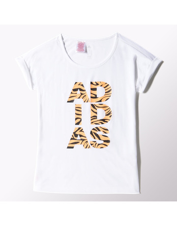 Adidas Camiseta Niña Wardrobe Brand Lineage (blanco)