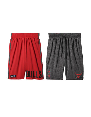 Adidas NBA Short Niño Chicago Bulls Winter Hoops Rev (rojo/gris)