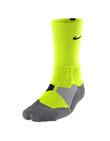 Calcetines Nike Hyper Elite Basket Crew (700/lima/gris/negro)