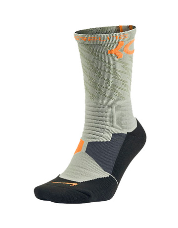 KD Calcetines Hyper Elite Crew (054/lunar grey/brcrimson)