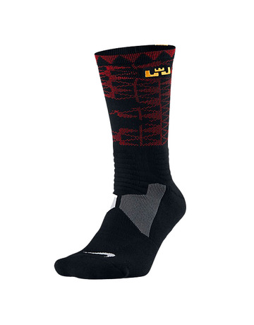 Calcetines Lebron Hyperelite Basket (013/black/gold)