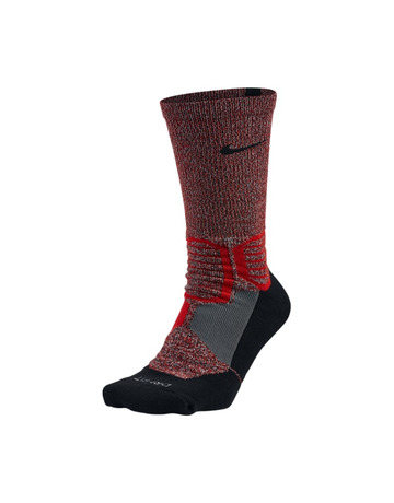 Calcetines Nike Hyper Elite Triple Crossover High Quarter Crew (010/rojo/negro/rojo)