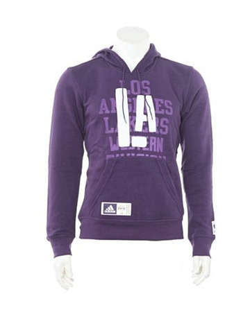 Adidas Sudadera Angeles Lakers Washed Hooded (purpura)