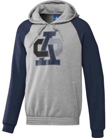 Adidas Adicolor Originals Collegiate Hoodie (gris/azul)