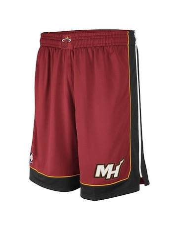 Adidas Short Miami Heat (rojo/negro)