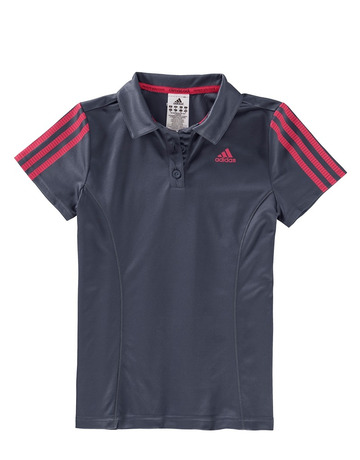 Adidas Girls Response Traditional Polo (azul urbano/rosa)