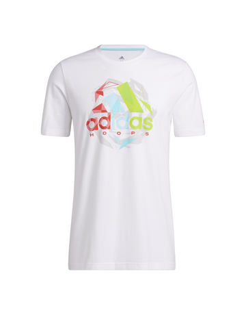 Adidas Basketaball Badge of Sport Tee "White"