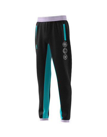 Adidas Basketblall Young Lil Stripe Pants "Black"
