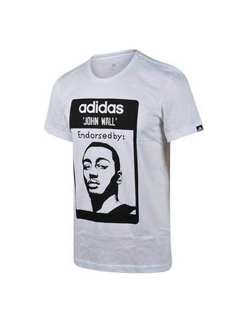 Adidas Camiseta Endorsed By John Wall (blanco/negro)