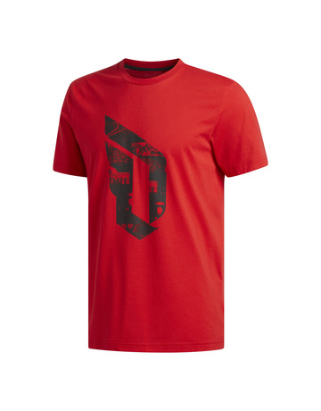 Adidas Dame Logo Tee "Scarlet"