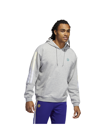 Adidas Donovan Mitchell Pullover Hoodie "Medium Grey"