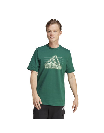 Adidas Growth Badge Graphic T-Shirt "Collegiate Green"