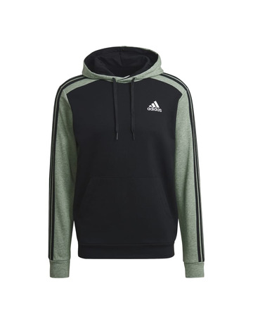 Adidas Hoodie Essentials Melange French Terry "Green Oxide"