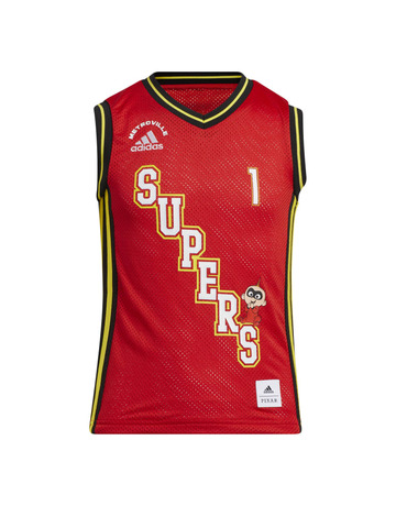 Adidas Kids Basketball Disney Pixar Metroville Tank Top "Vivid Red"