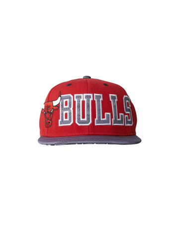 Adidas NBA Bulls Flat Brim Cap (red/black/white)