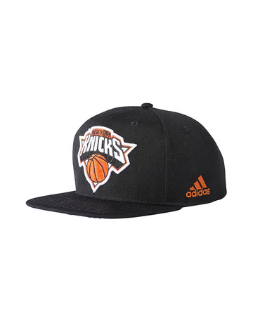 Adidas NBA Knicks Flap Cap (black/white/orange)