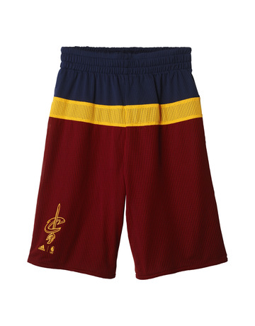 Adidas NBA Short Niño Cleveland Cavaliers Winter Hoops Rev (Bordeaux/Navy/Yellow)