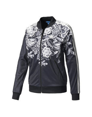 Adidas Originals Farm Florido Superstar Track Jacket "Floral Vintage" (black/white)