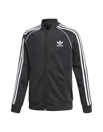Adidas Originals Junior Superstar Track Top (Black/ White)