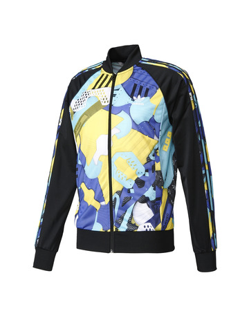 Adidas Originals Shoe Montage AOP Track Top (multicolor/black)