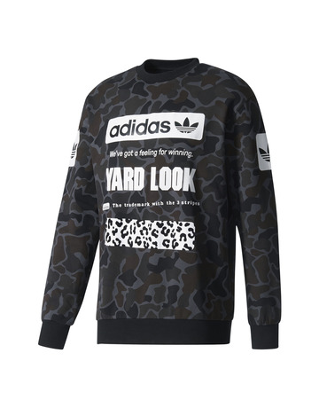 Adidas Originals Street Graphic Camouflage Crew (multicolor)