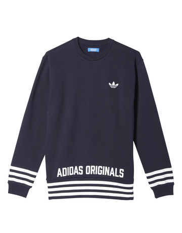 Adidas Originals Street Graphic Crew (navy/white)